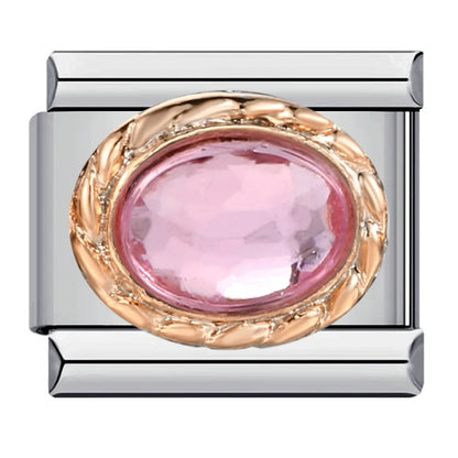 Pink Italian Charm Link 401