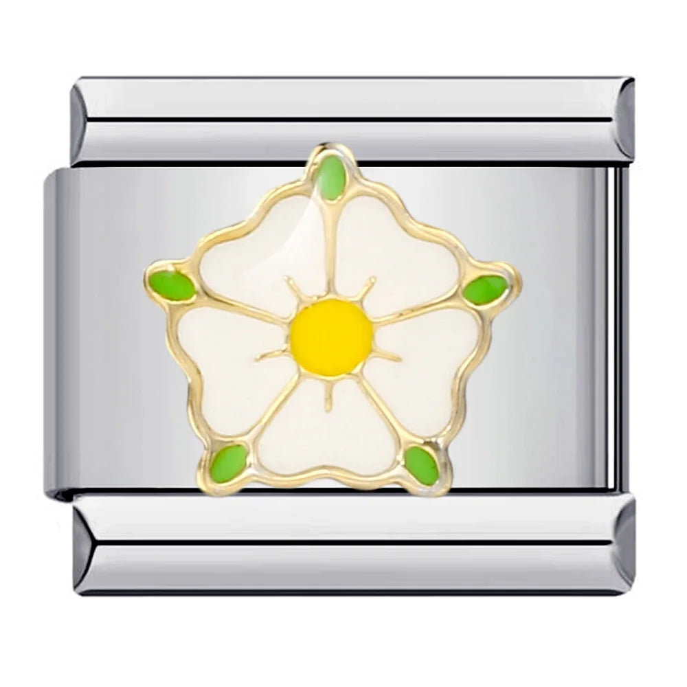 Flower Italian Charm Links 141