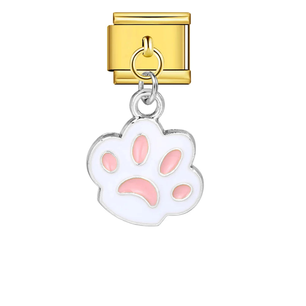 Paw Print Italian Charm 579