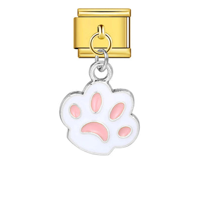 Paw Print Italian Charm 579