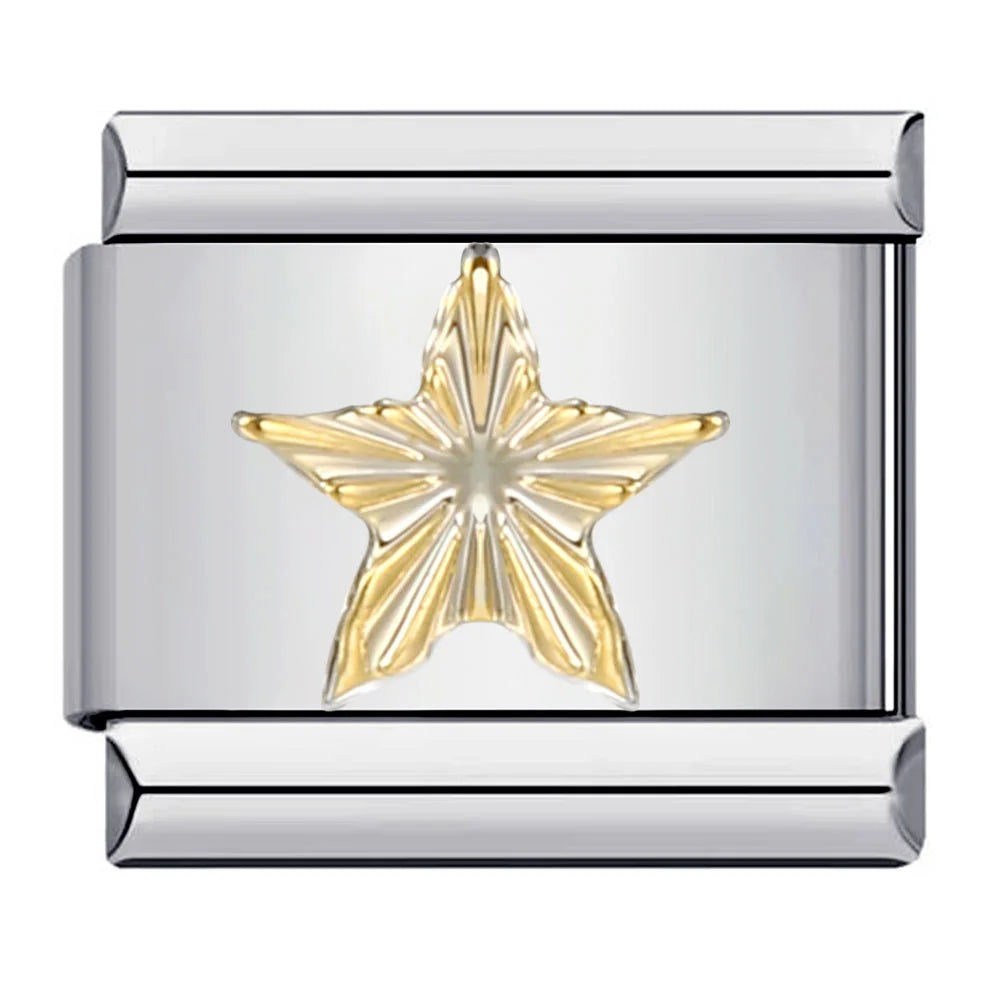 Star Italian Charm Links 107