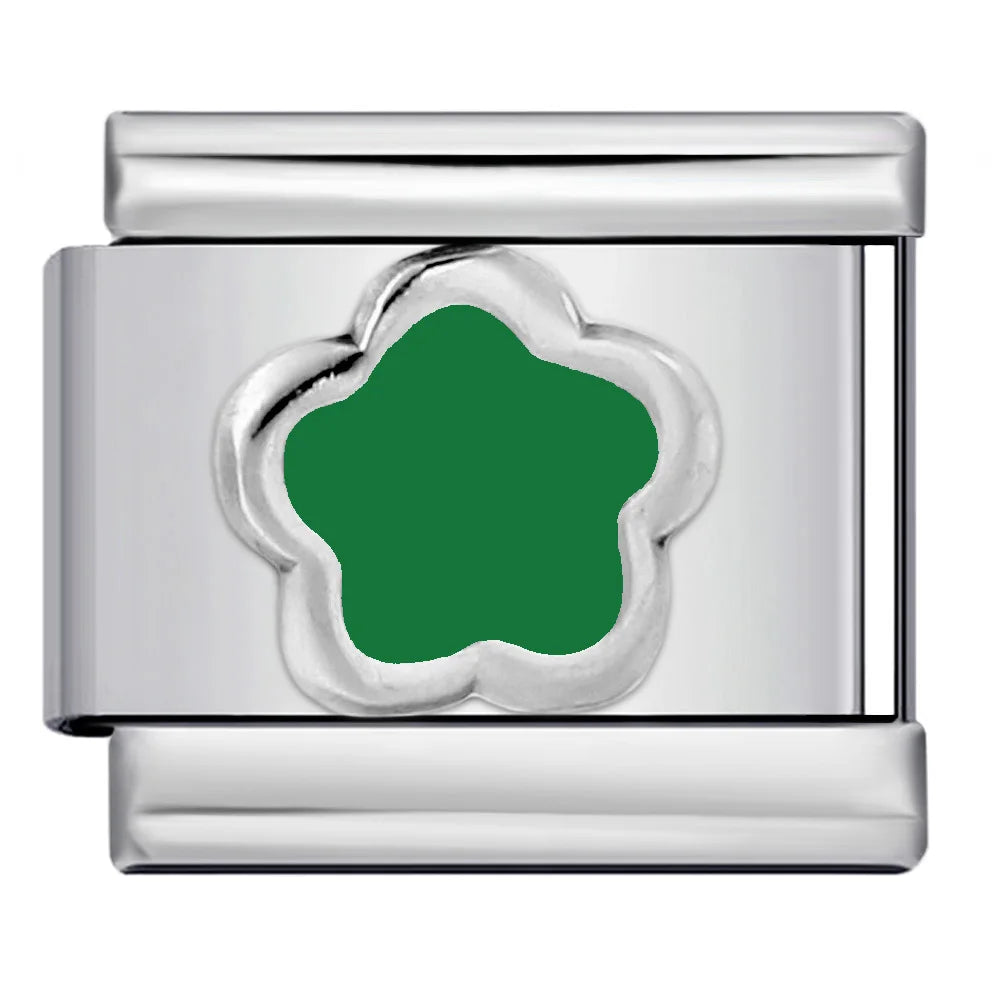 Flower Italian Charm Link 480