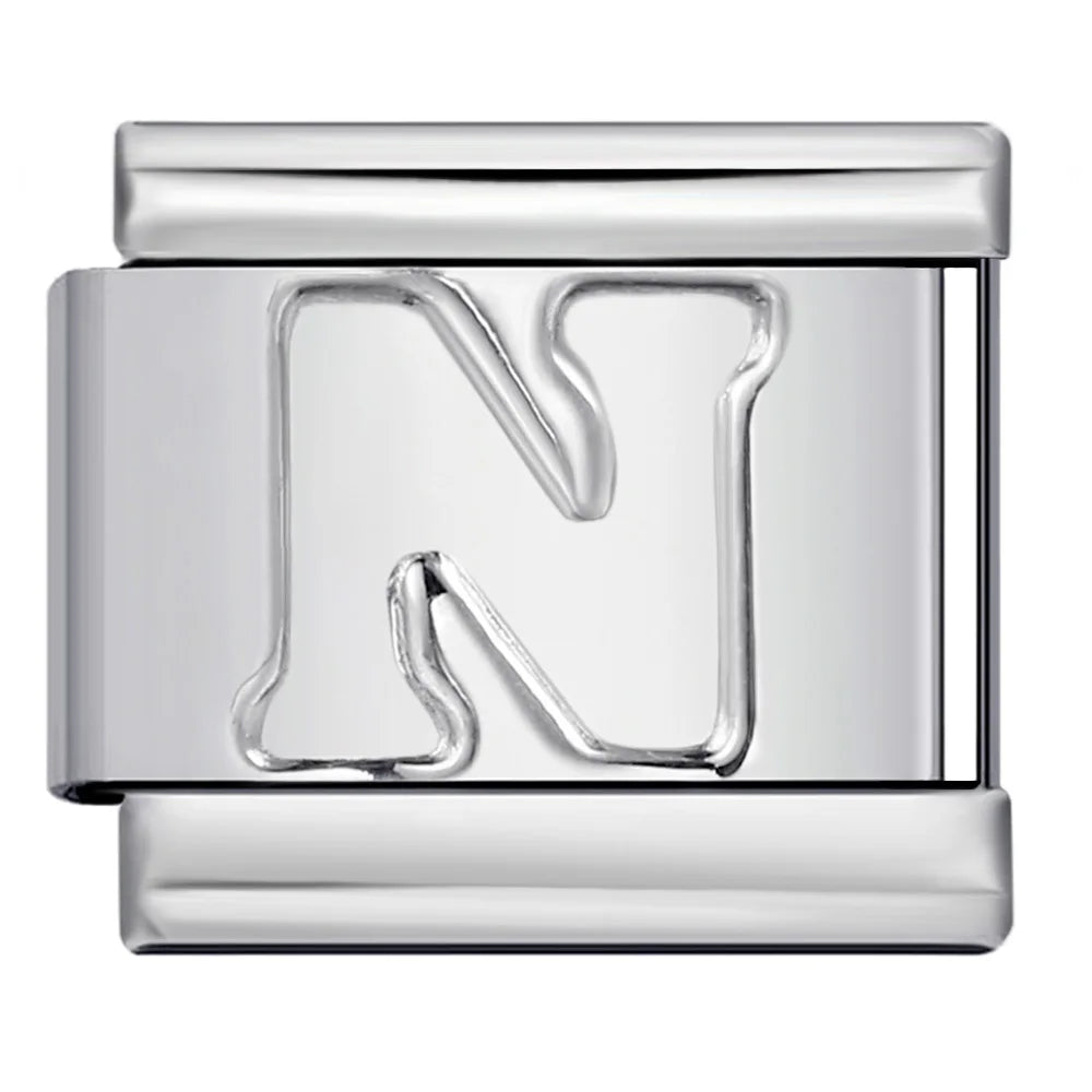 Silver Color 26 English Letter 533
