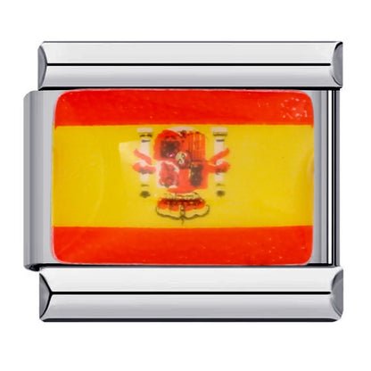 National Flag Italian Charm Links 068