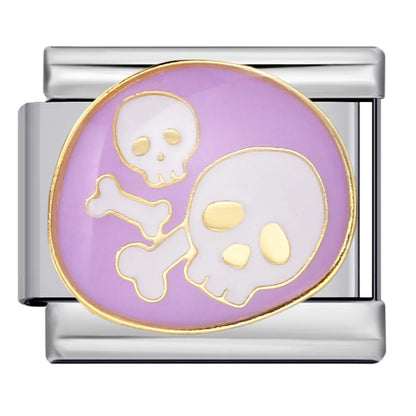 Purple Italian Charm Link 170