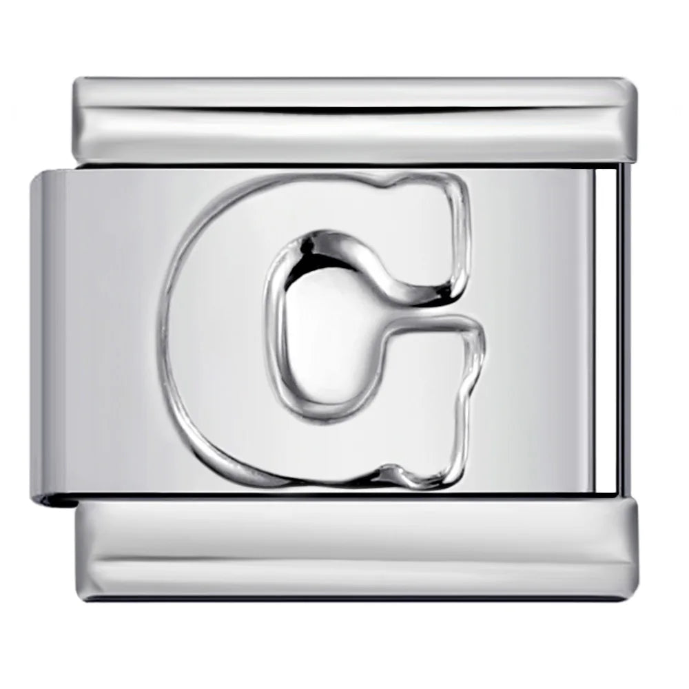 Silver Color 26 English Letter 533