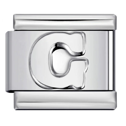 Silver Color 26 English Letter 533