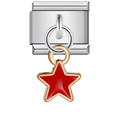 Star Italian Charm Links 078