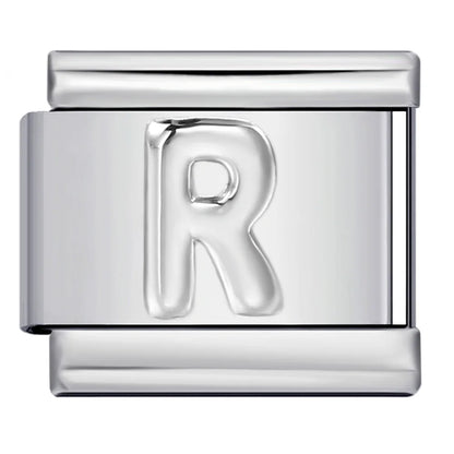 Silver Color 26 English Letters 134