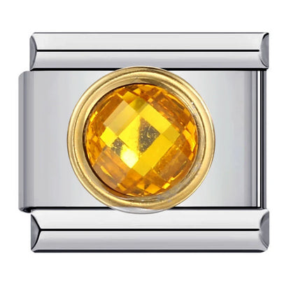 Round Italian Charm Links 118