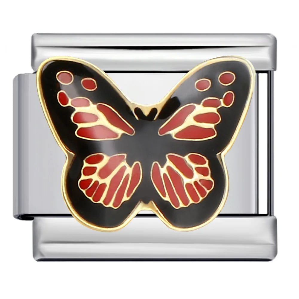 Butterfly Italian Charm Links 099