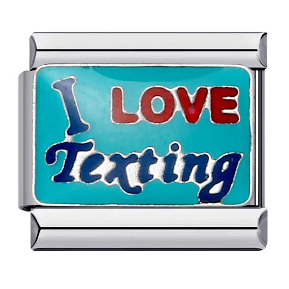 Words Italian Charm Links 147