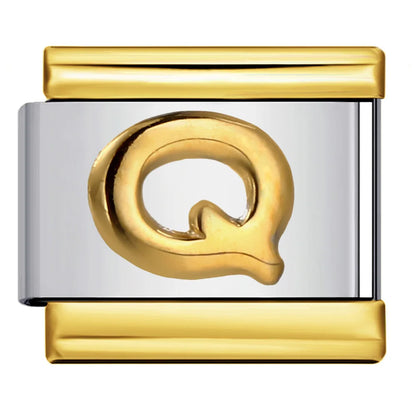 Gold Color 26 English Letters 340