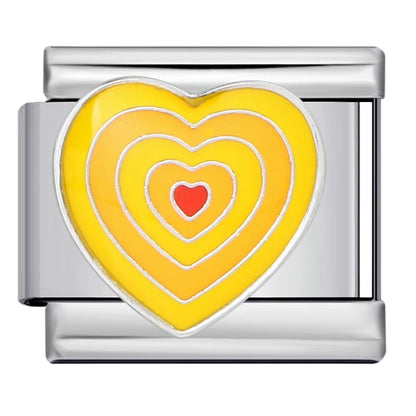 Heart Italian Charm Link 258