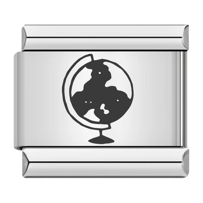 Laser Italian Charm links 039