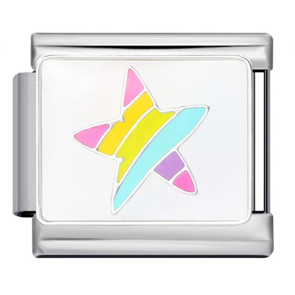 Star Italian Charm Links 107