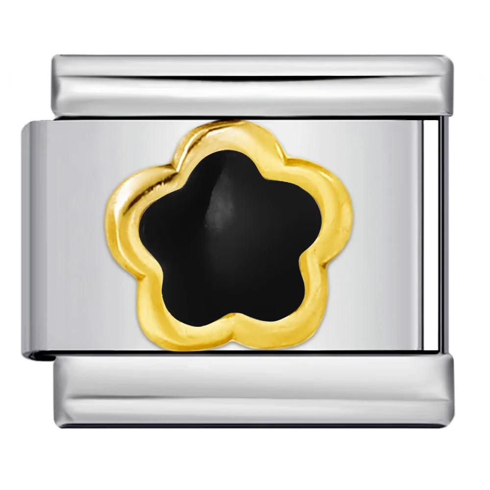 Flower Italian Charm Link 480