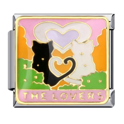 Cats Italian Charm Link 193