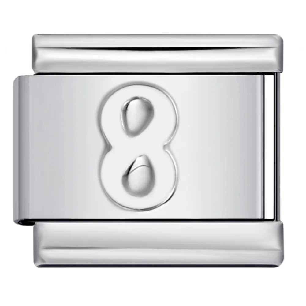 0-9 Number Italian Charm Links 135
