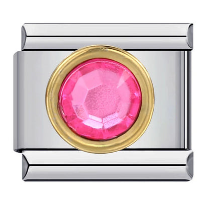 Round Italian Charm Links 118