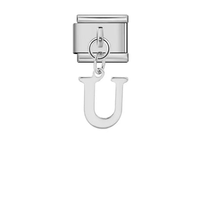 Silver Color Pendant 26 English Letter 521