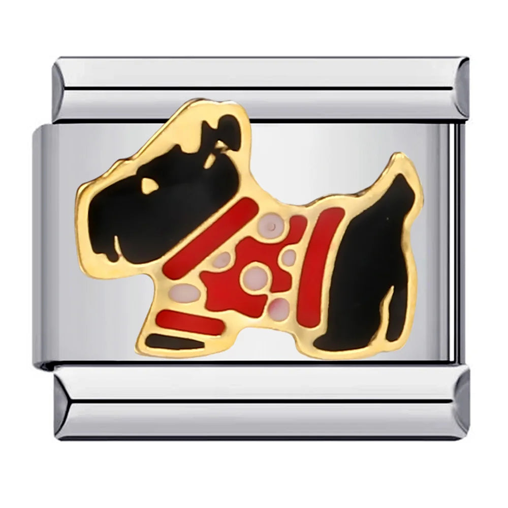 Animal Italian Charm Links 074