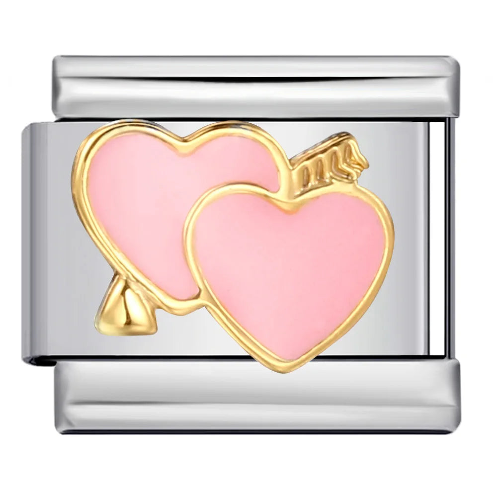 Heart Italian Charm Links 159