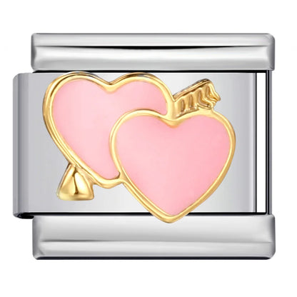Heart Italian Charm Links 159