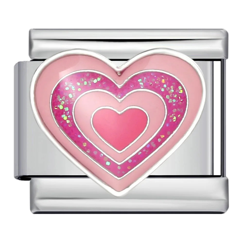Heart Italian Charm Links 171