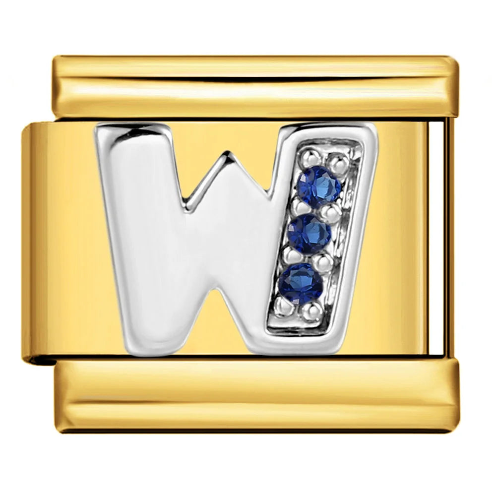 Gold Color 26 English Letters 383