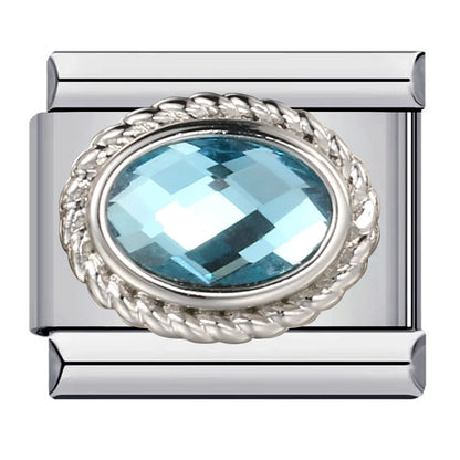 Zirconia Italian Charm Links 146