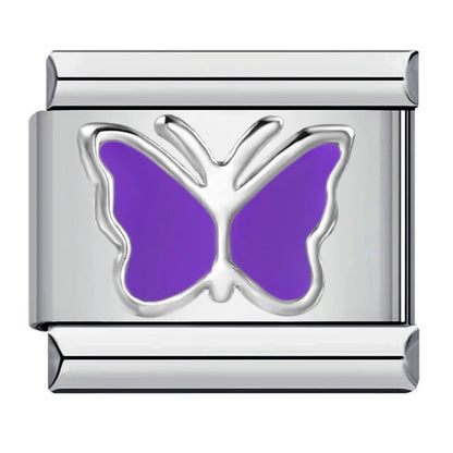 Butterfly Italian Charm Link 479
