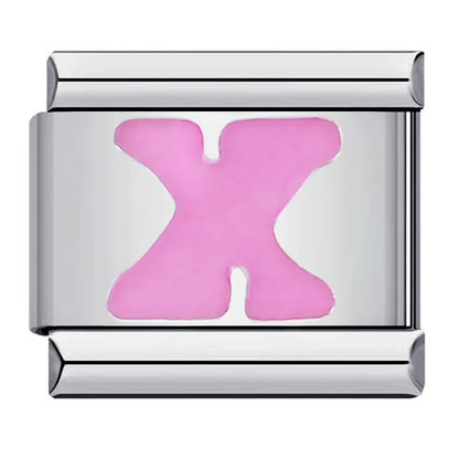 Pink 26 English Letters