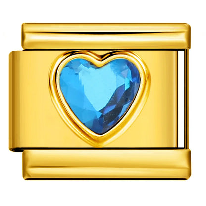 Heart Italian Charm Link 473