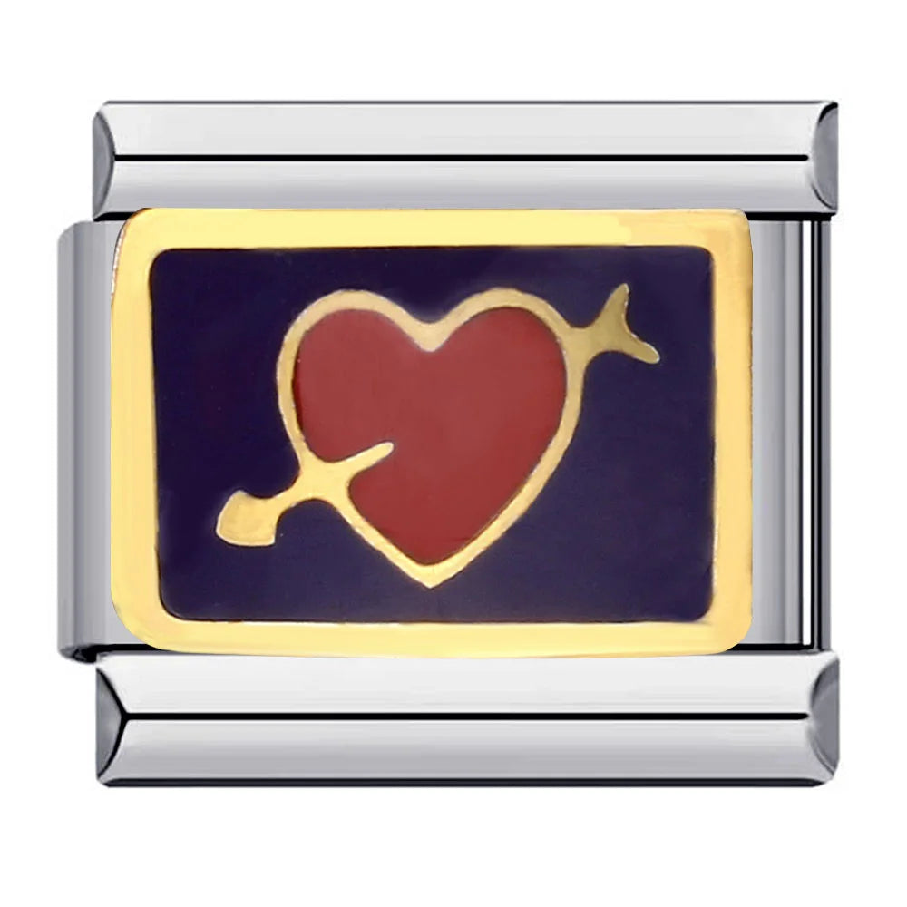 Purple Italian Charm Link 170