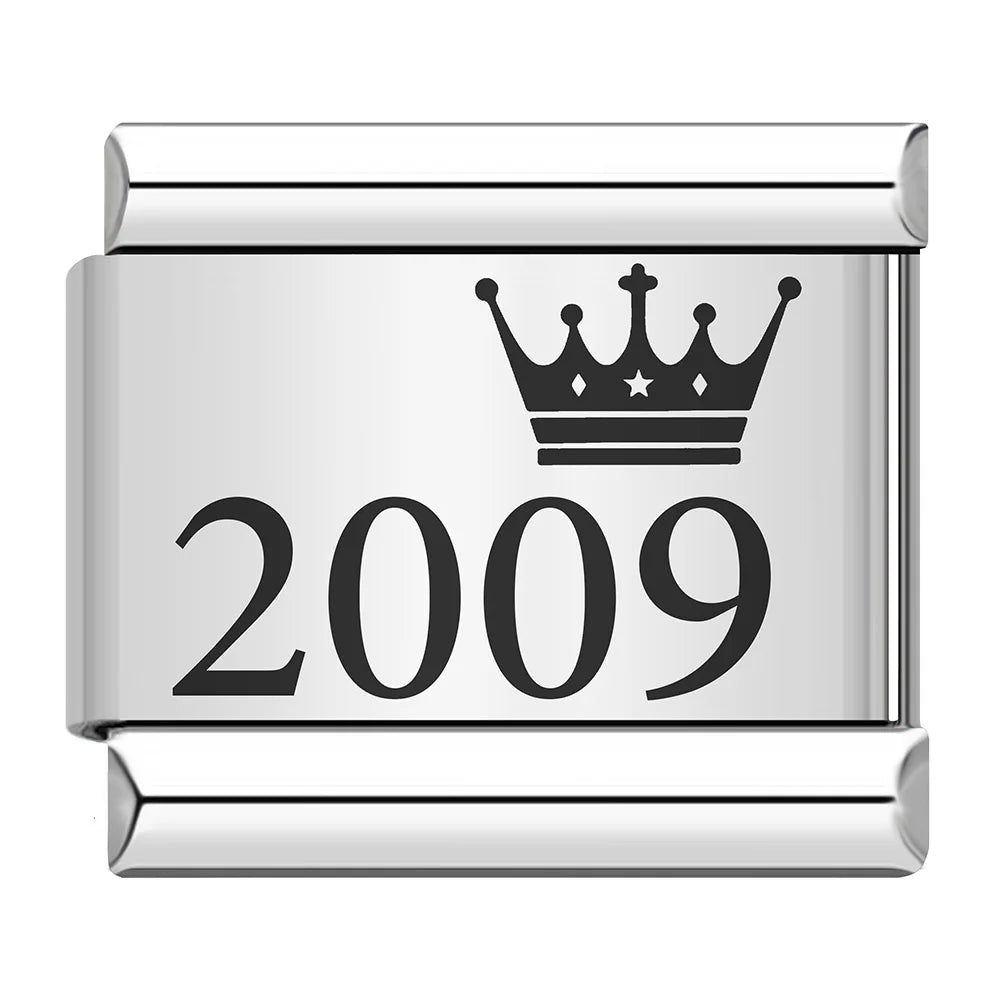 Laser Italian Charm Links 051