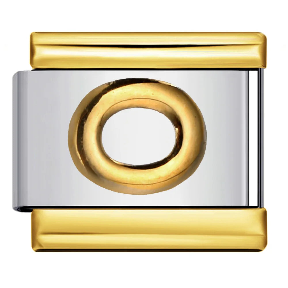 Gold Color 26 English Letters 340