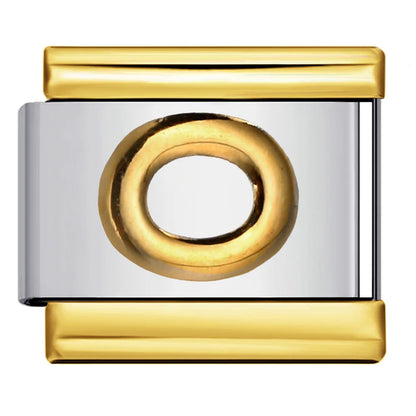 Gold Color 26 English Letters 340