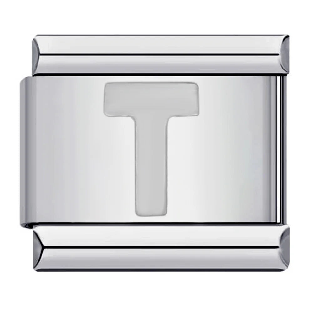 Silver Color 26 English Letters 125