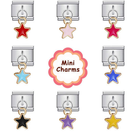 Star Italian Charm Links 078