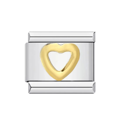 Gold Color 26 English Letters 014