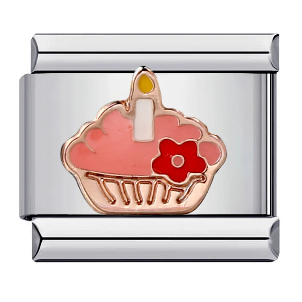 Birthday Italian Charm Links 153