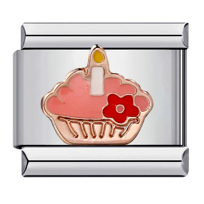 Birthday Italian Charm Links 153