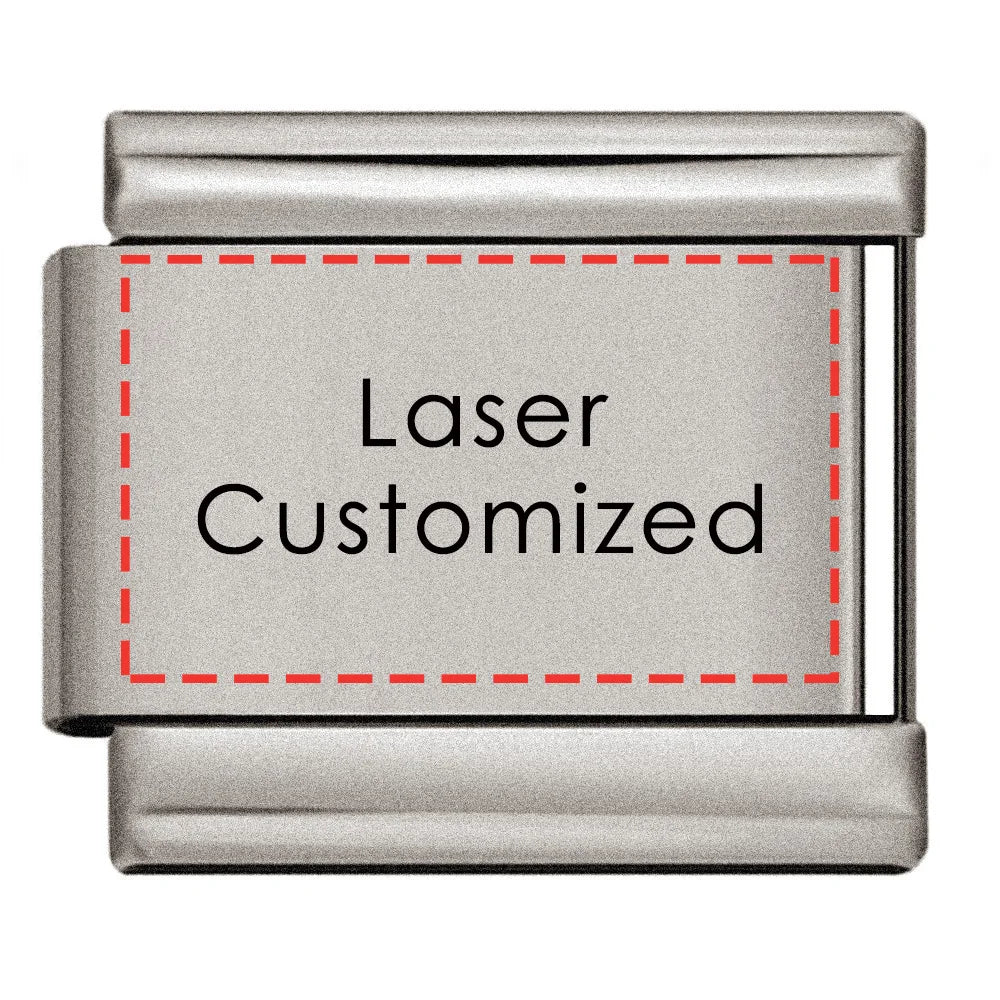 Laser Customization Italian Charm 514