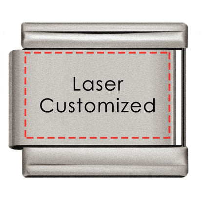 Laser Customization Italian Charm 514