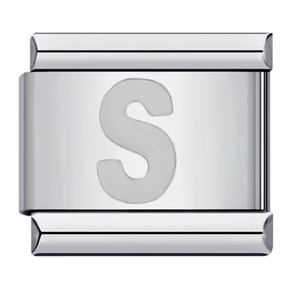 Silver Color 26 English Letters 125