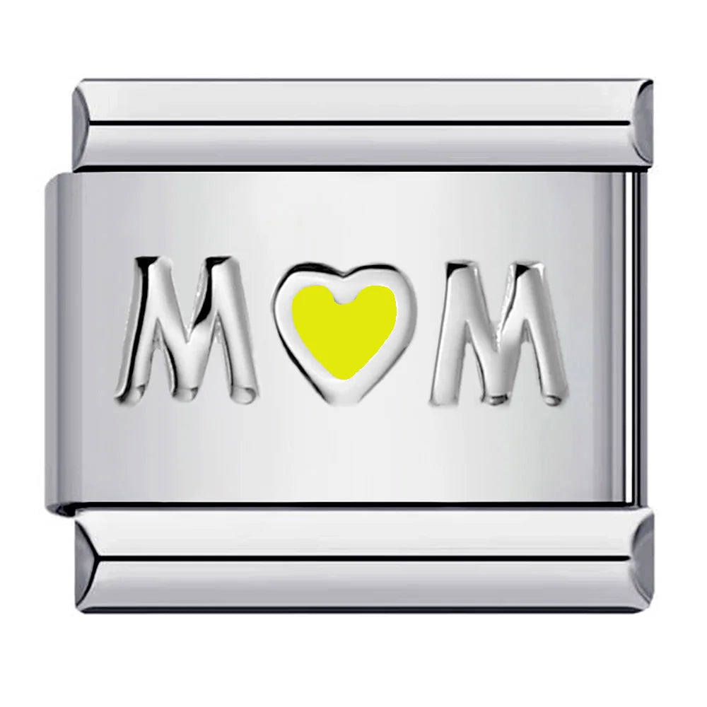 Mom Italian Charm Link 450