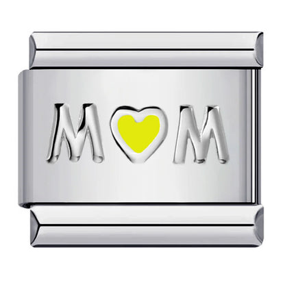 Mom Italian Charm Link 450