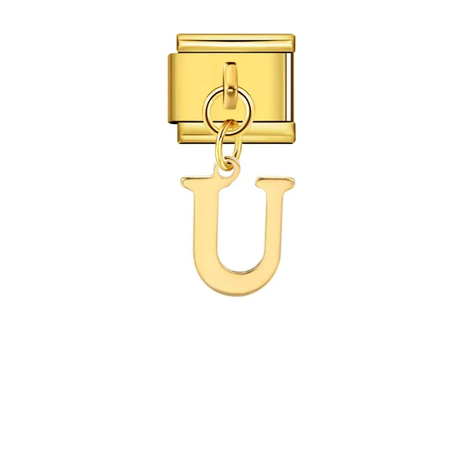 Gold Color Pendant 26 English Letter 520