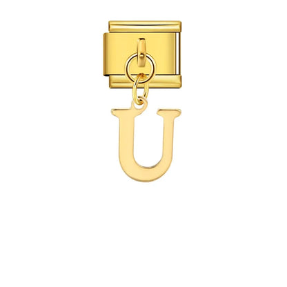 Gold Color Pendant 26 English Letter 520